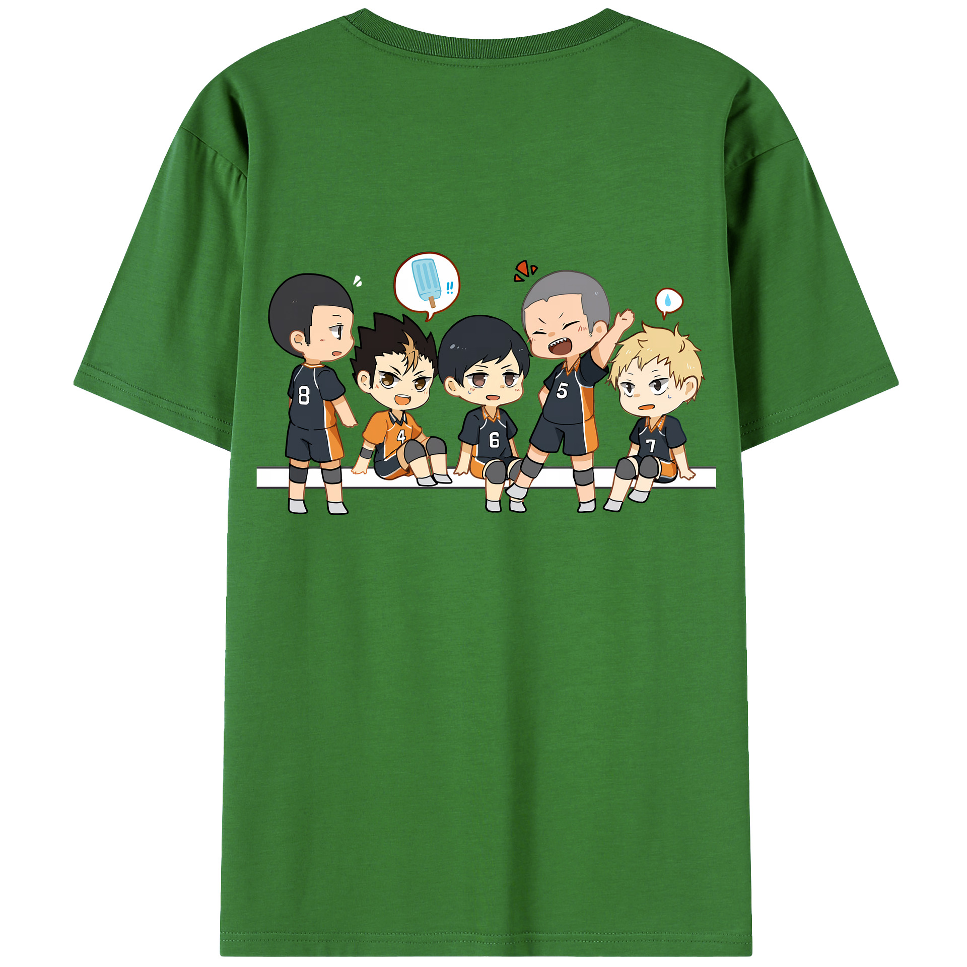 （画像用） ハイキュー!! Haikyu!! レディース半袖Tシャツ(バックプリント)